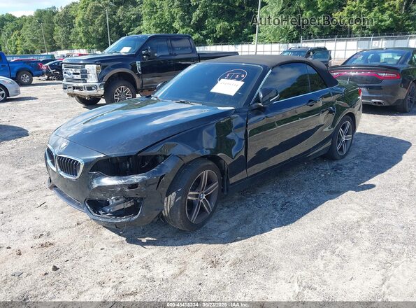 WBA2K9C35HV647650 2017 BMW 2 SERIES Black Przód lewy