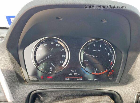 WBA2M7C55JVA97648 2018 BMW 2 SERIES Blue Սարքավորումների վահանակի տեսք