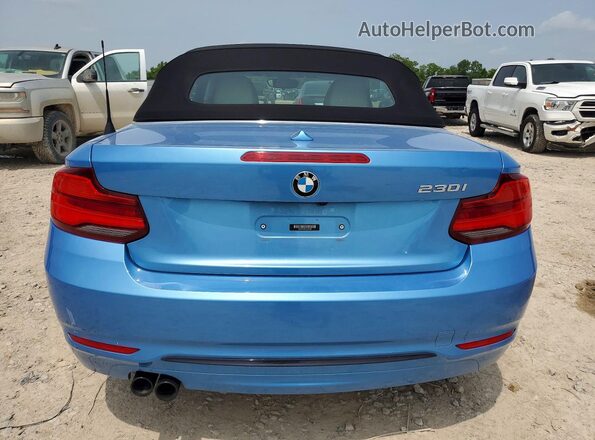 WBA2M7C55JVA97648 2018 BMW 2 SERIES Blue Հետևի տեսք