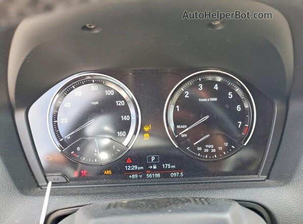 WBA2M7C58JVD51790 2018 BMW OTHER White Instrument cluster view