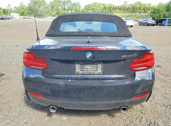 WBA2N1C06L7D91582 2020 BMW M2 Black უკანა ხედი