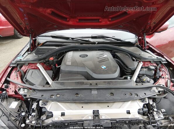 WBA33DB03TCV75086 2026 BMW 4 SERIES Burgundy უკანა ხედი