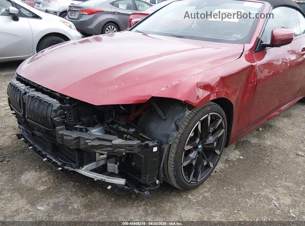 WBA33DB03TCV75086 2026 BMW 4 SERIES Burgundy წინა ხედი