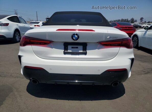 WBA33DB05SCU25284 2025 BMW 4 SERIES White Հետևի տեսք