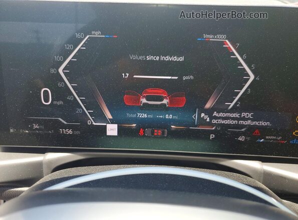 WBA33DB05SCU25284 2025 BMW 4 SERIES White Սարքավորումների վահանակի տեսք