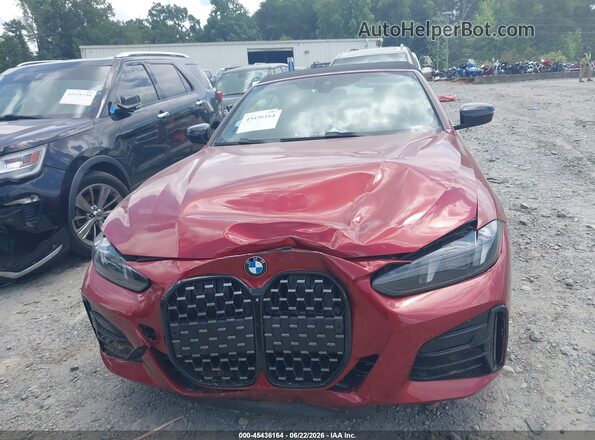 WBA33DB08VCX84892 2027 BMW W 4 SERIES 430I XDRIVE 2D CNVT Red წინა პანელის ხედი