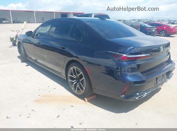 WBA33EJ0XPCM28471 2023 BMW 7 SERIES Dark Blue Հետևի ձախ