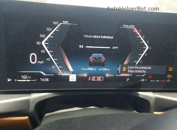 WBA33FB09SFV42442 2025 BMW OTHER Black Widok zestawu wskaźników