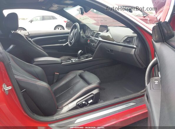 WBA3N7C54GK227167 2016 BMW 4 SERIES Red Front interior view