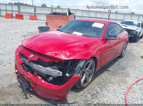 WBA3N7C55GK226884 2016 BMW 4 SERIES Red Widok z przodu
