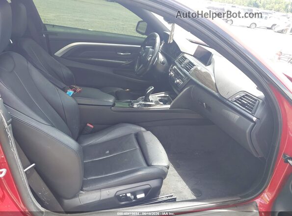 WBA3N7C55GK226884 2016 BMW 4 SERIES Red Widok wnętrza z przodu
