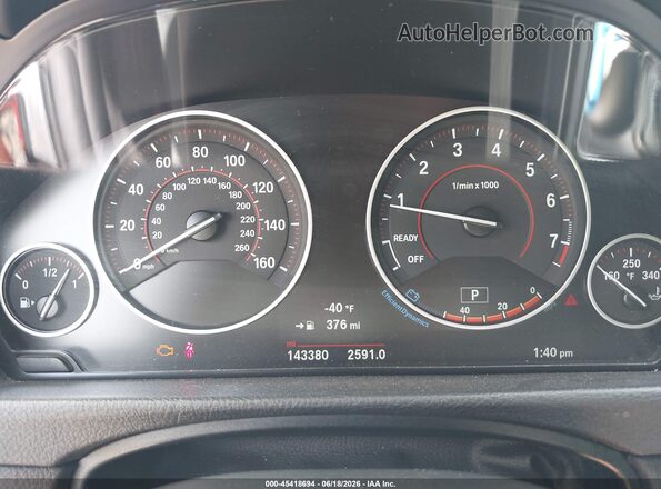 WBA3N7C55GK226884 2016 BMW 4 SERIES Red Widok tylnych siedzeń