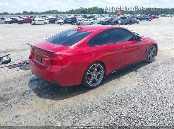 WBA3N7C55GK226884 2016 BMW 4 SERIES Red Tył prawy