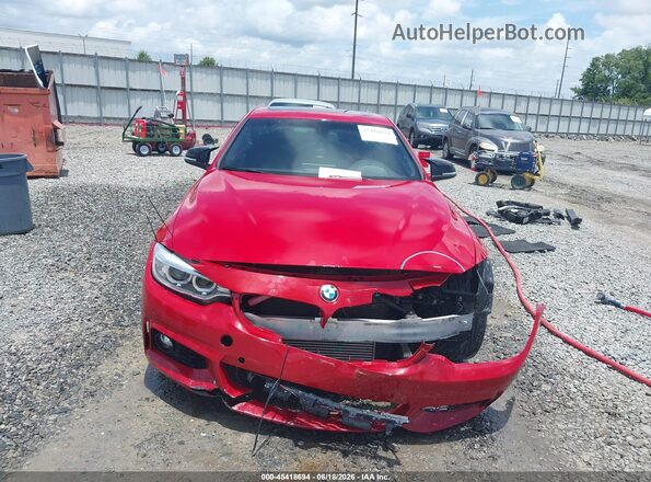WBA3N7C55GK226884 2016 BMW 4 SERIES Red Widok wnętrza z tyłu
