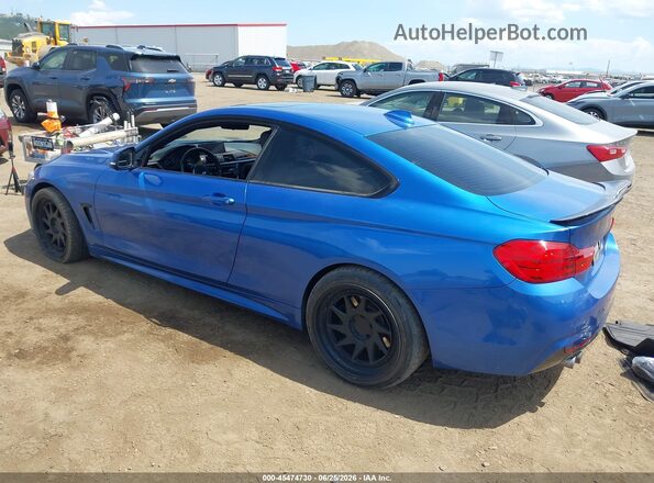 WBA3N7C57GK227860 2016 BMW 4 SERIES Blue Tył lewy