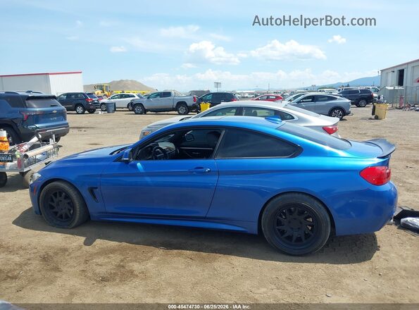 WBA3N7C57GK227860 2016 BMW 4 SERIES Blue Widok wnętrza 360 stopni