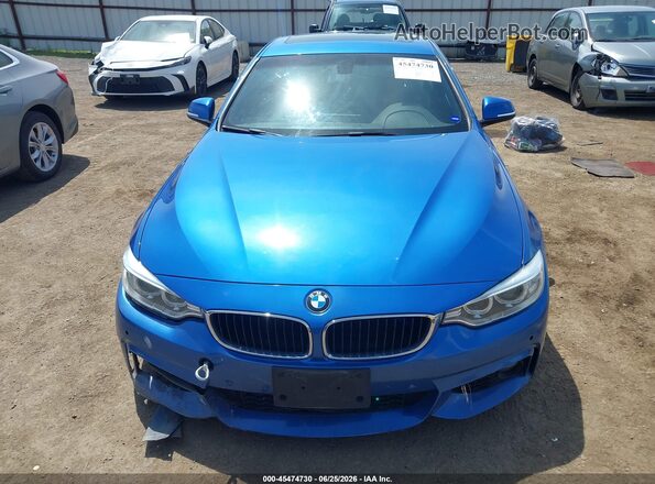WBA3N7C57GK227860 2016 BMW 4 SERIES Blue Widok zestawu wskaźników