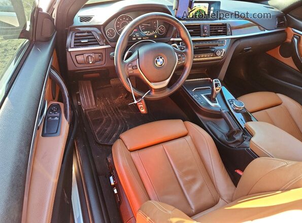 WBA3N9C59GK248947 2016 BMW 4 SERIES Black წინა პანელის ხედი