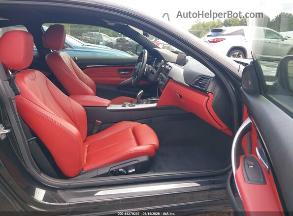 WBA3N9C59GK250696 2016 BMW 4 SERIES Black Widok wnętrza z przodu
