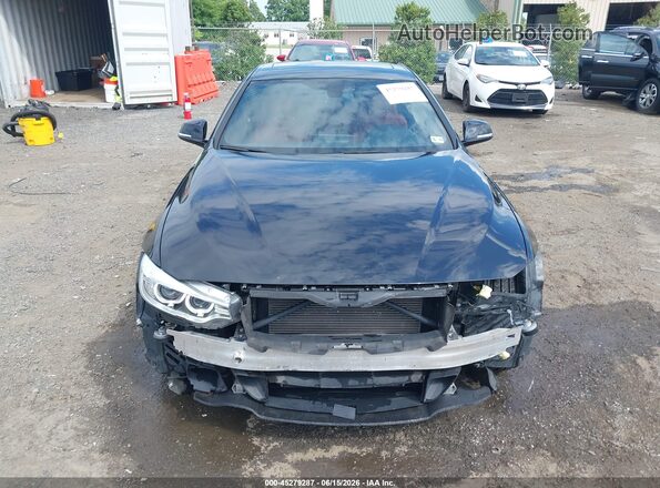 WBA3N9C59GK250696 2016 BMW 4 SERIES Black Widok wnętrza z tyłu