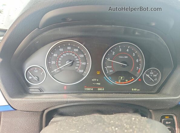WBA3R1C50GK529203 2016 BMW 4 SERIES Gray Սարքավորումների վահանակի տեսք