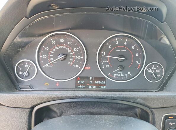 WBA3R5C5XGK373405 2016 BMW 4 SERIES Black ხელსაწყოთა პანელის ხედი