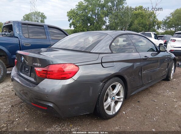 WBA3T1C52GP822637 2016 BMW 4 SERIES Gray Trasero derecho