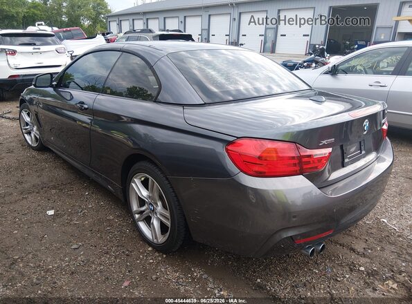 WBA3T1C52GP822637 2016 BMW 4 SERIES Gray Trasero izquierdo