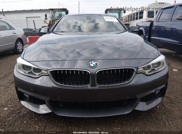 WBA3T1C52GP822637 2016 BMW 4 SERIES Gray Vista del cuadro de instrumentos