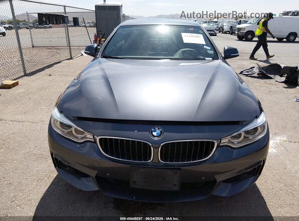 WBA3T3C51G5A41909 2016 BMW 4 SERIES Gray ხელსაწყოთა პანელის ხედი