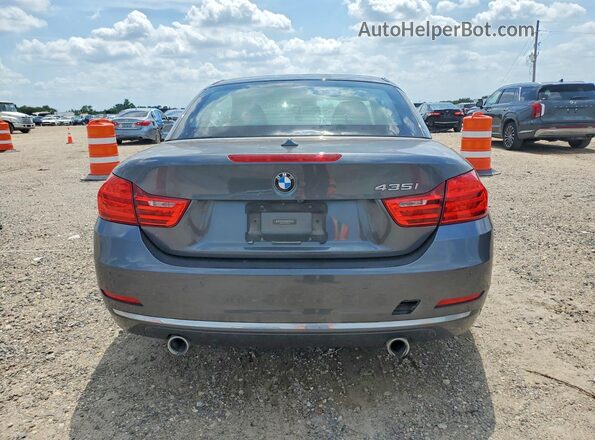 WBA3T3C56G5A41839 2016 BMW 4 SERIES Gray უკანა ხედი