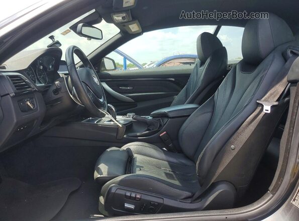 WBA3T3C56G5A41839 2016 BMW 4 SERIES Gray წინა სალონის ხედი
