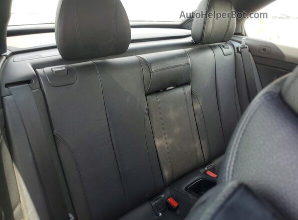 WBA3T3C56G5A41839 2016 BMW 4 SERIES Gray უკანა სავარძლების ხედი