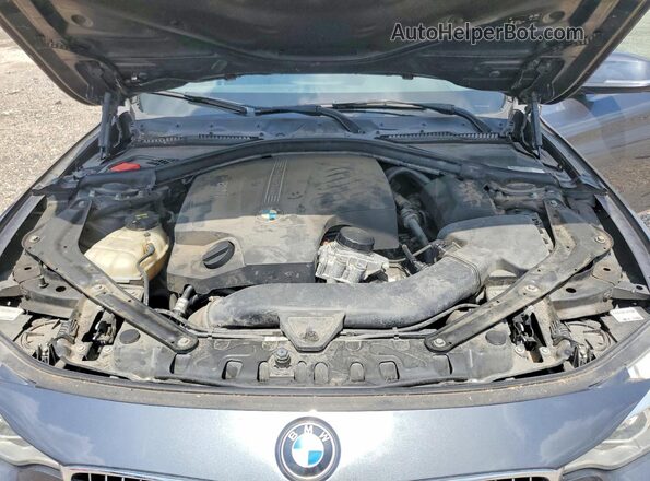 WBA3T3C56G5A41839 2016 BMW 4 SERIES Gray უკანა სალონის ხედი