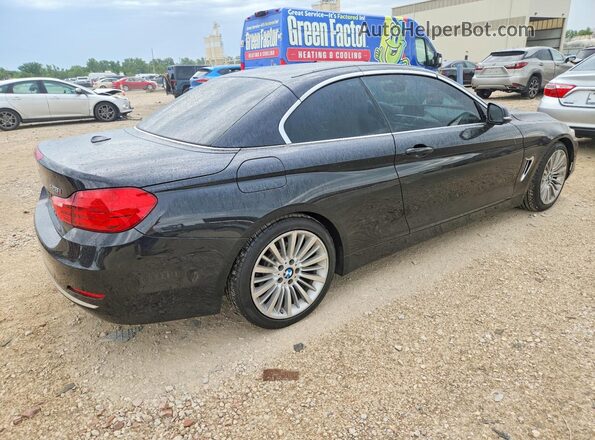 WBA3V7C53G5A26362 2016 BMW 4 SERIES Черный Задняя правая четверть