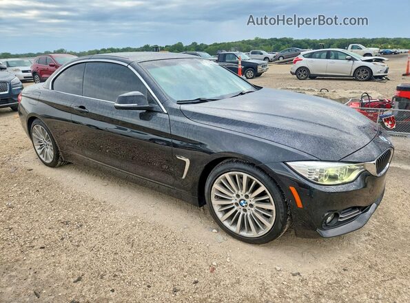 WBA3V7C53G5A26362 2016 BMW 4 SERIES Черный Передняя правая четверть