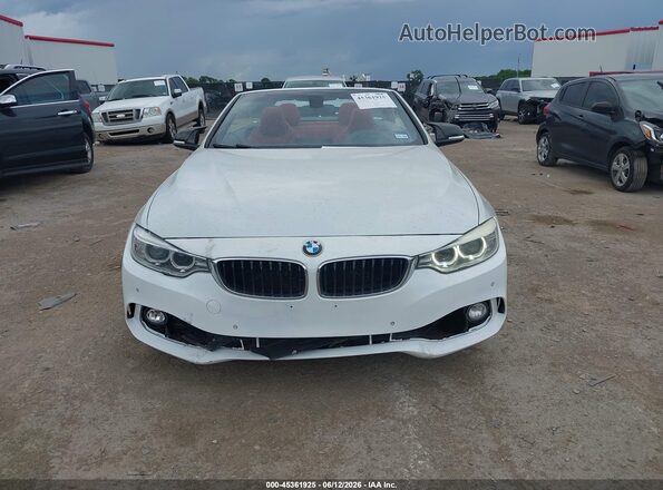 WBA3V7C55G5A26315 2016 BMW 4 SERIES White ხელსაწყოთა პანელის ხედი