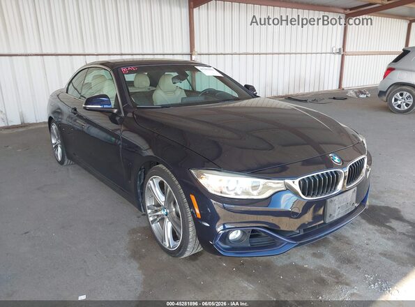 WBA3V7C56G5A28915 2016 BMW 4 SERIES Blue Вид спереду