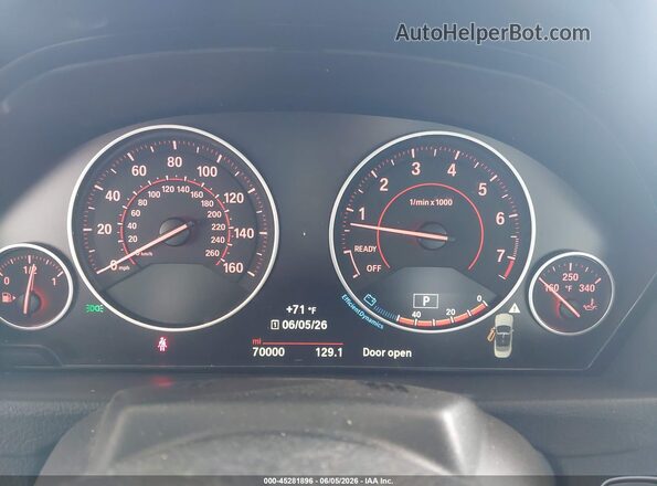 WBA3V7C56G5A28915 2016 BMW 4 SERIES Blue Вид задніх сидінь