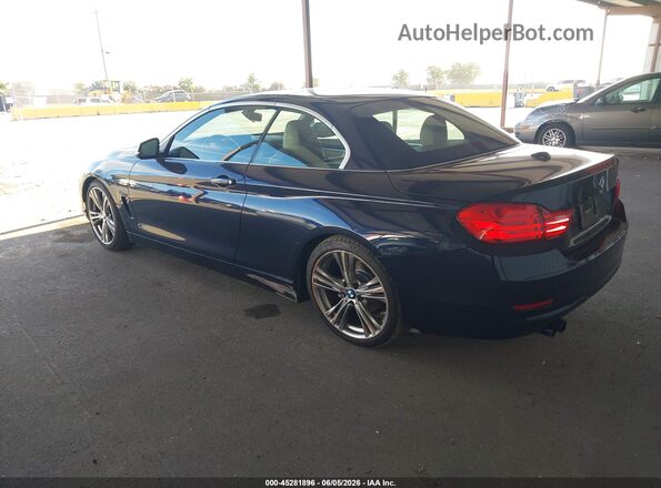 WBA3V7C56G5A28915 2016 BMW 4 SERIES Blue Задня ліва чверть