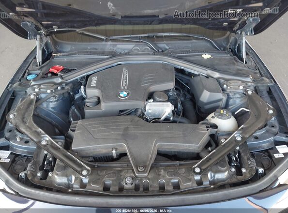 WBA3V7C56G5A28915 2016 BMW 4 SERIES Blue Вид ззаду