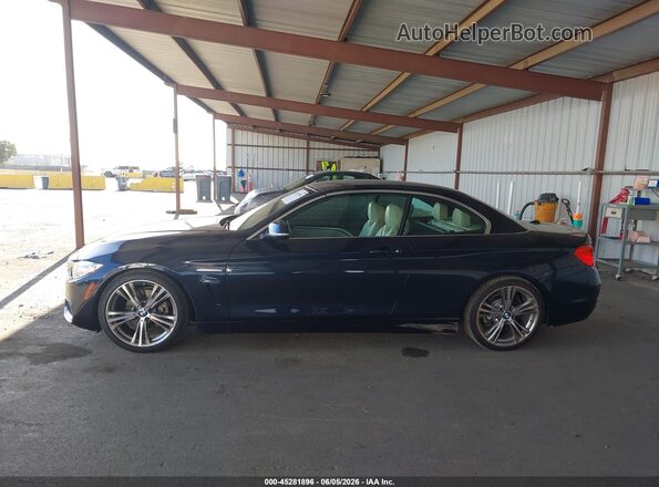 WBA3V7C56G5A28915 2016 BMW 4 SERIES Blue Панорамний вид салону 360°