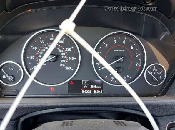 WBA3V7C5XG5A26679 2016 BMW OTHER White Vista del cuadro de instrumentos