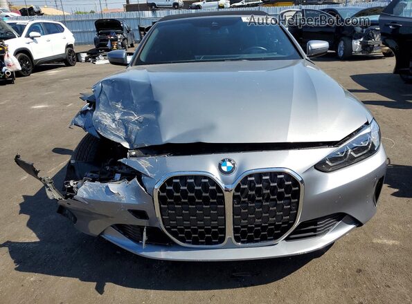 WBA43AT09RCR74014 2024 BMW 4 SERIES Gray წინა ხედი