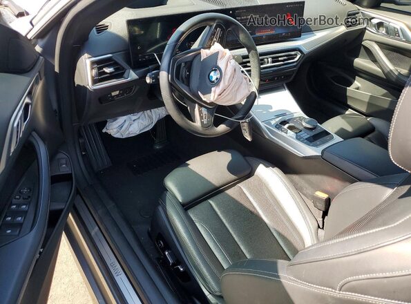 WBA43AT09RCR74014 2024 BMW 4 SERIES Gray წინა პანელის ხედი