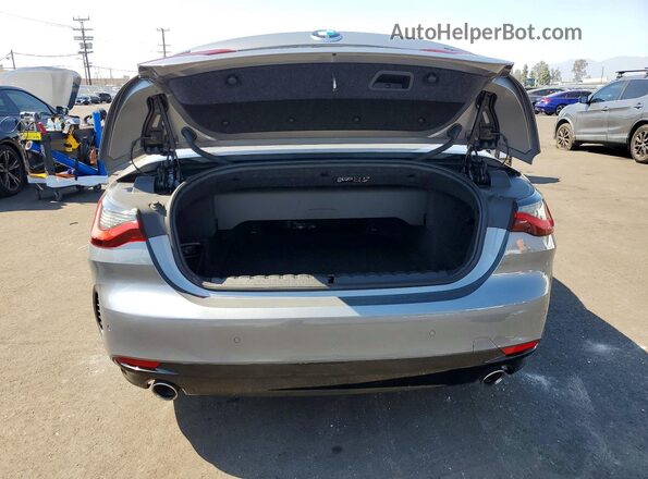 WBA43AT09RCR74014 2024 BMW 4 SERIES Gray უკანა ხედი