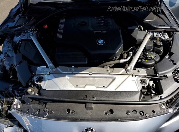 WBA43AT09RCR74014 2024 BMW 4 SERIES Gray უკანა სალონის ხედი