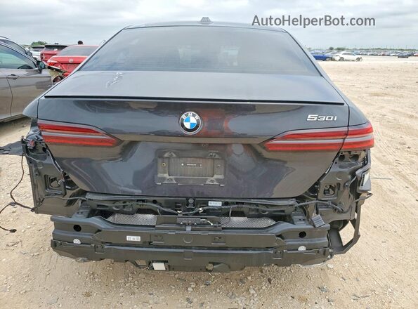 WBA43FJ00SCU14680 2025 BMW 5 SERIES Черный Вид сзади