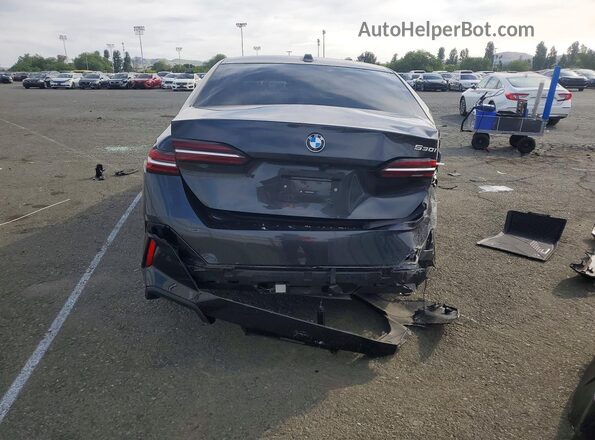 WBA43FJ07SCU32819 2025 BMW 5 SERIES Black Հետևի տեսք