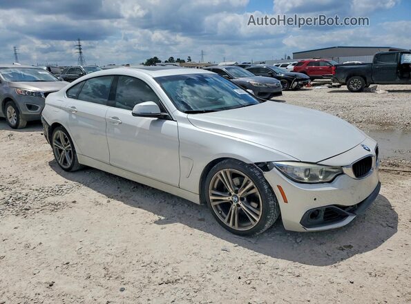 WBA4A9C51GG695212 2016 BMW 4 SERIES Белый Передняя правая четверть